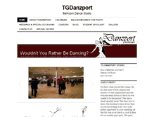 Tablet Screenshot of danzport.com